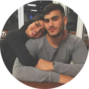 Foto de Mariana e João