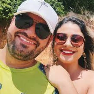 Foto de Mariana e João
