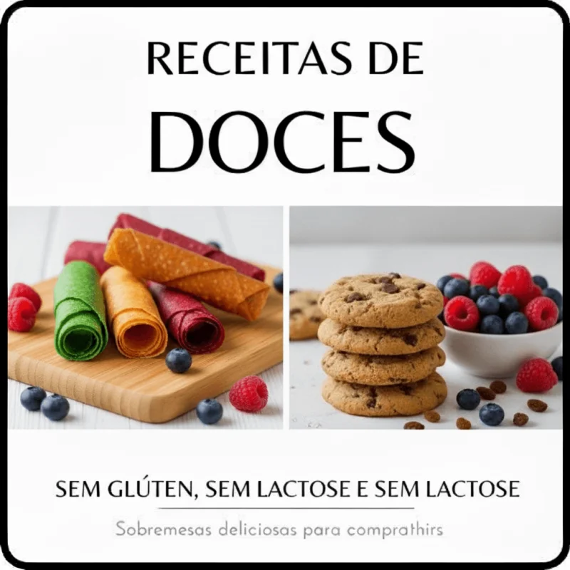 Receitas de Doce - Sem Glúten e Sem Lactose
