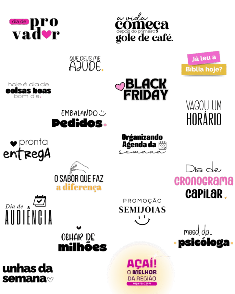 Pack Profissional de Figurinhas