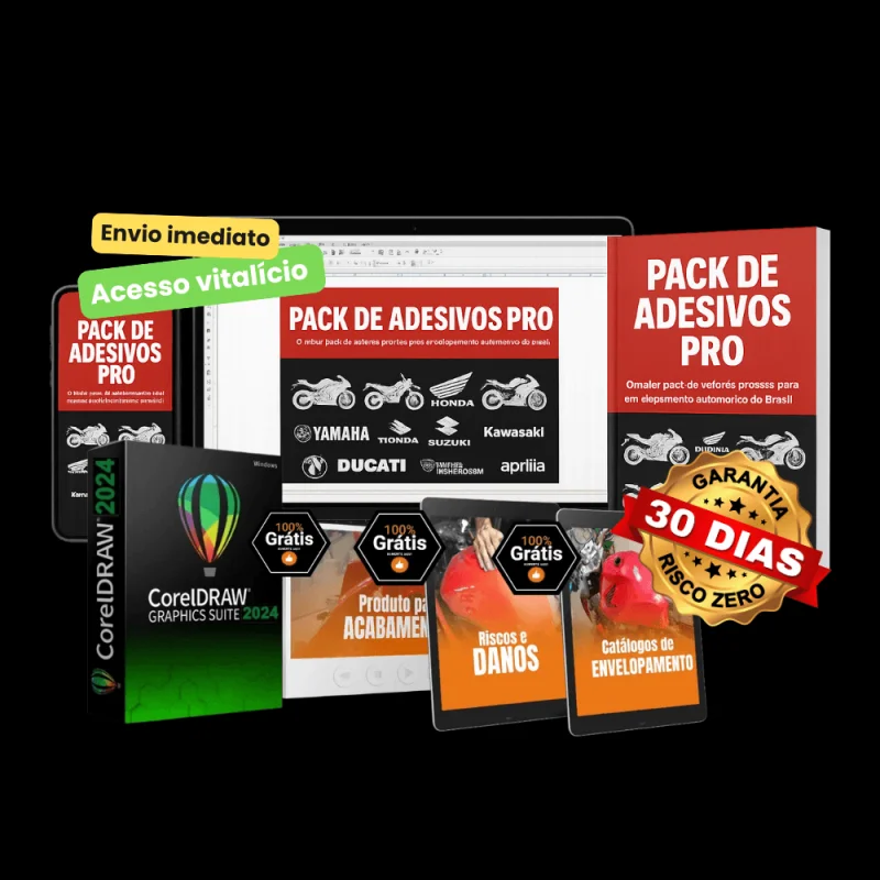 Pack de Adesivos Pro