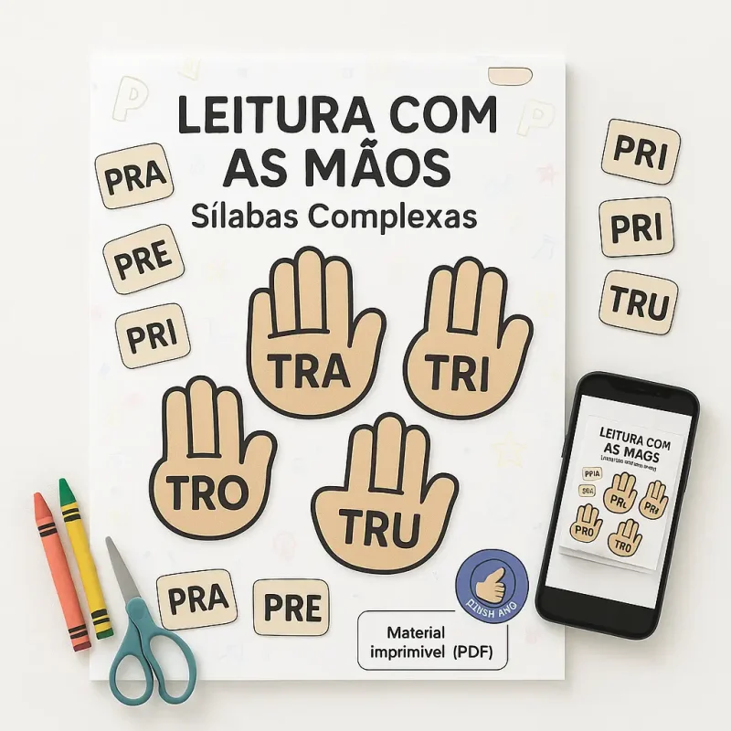 Leitura com as mãos - Kit completo