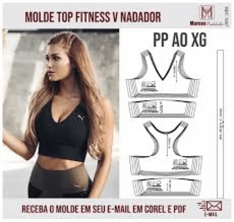+80 Moldes Moda Fitness