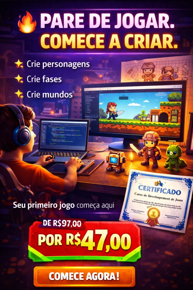 CURSO DE DESENVOLVIMENTO DE JOGOS