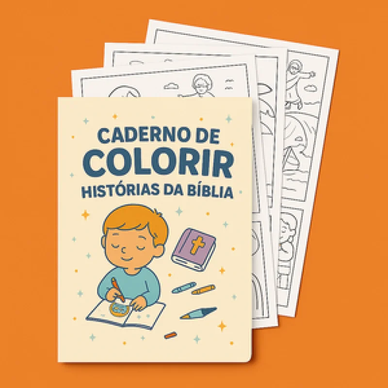Caderno de Colorir - Histórias da Bíblia