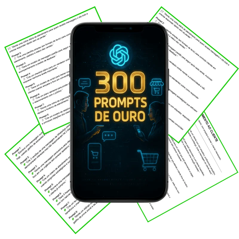 300 PROMPTS DE OURO