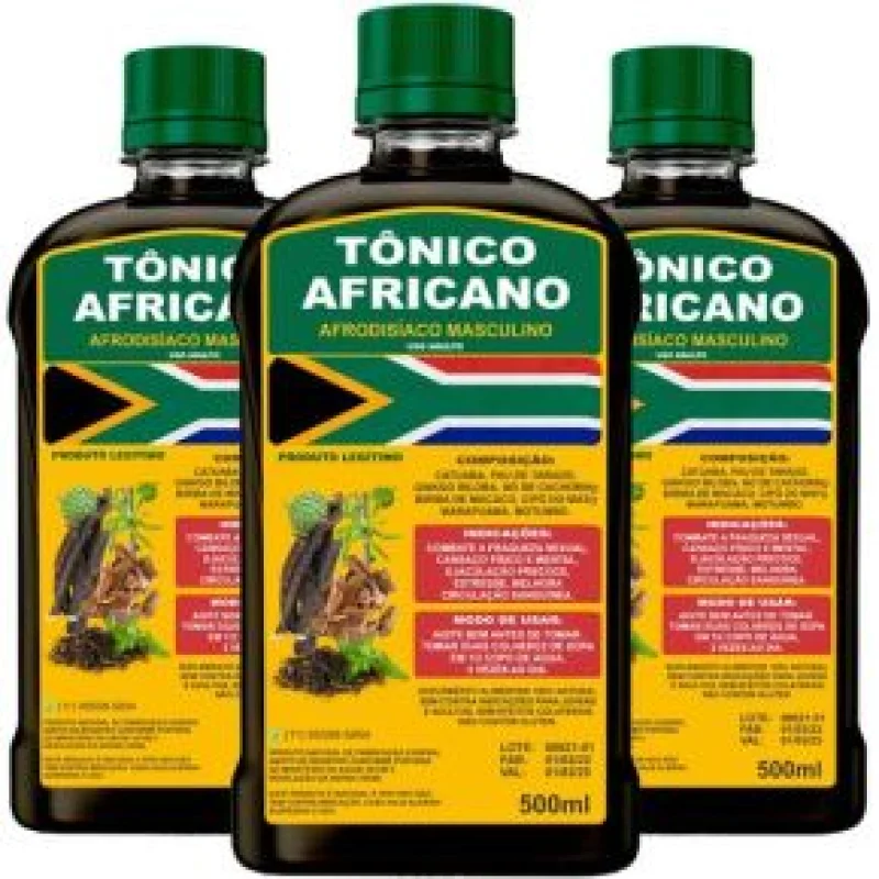 KIT 3 TÔNICO AFRICANO – POTÊNCIA MÁXIMA EM TRIPLO PODER