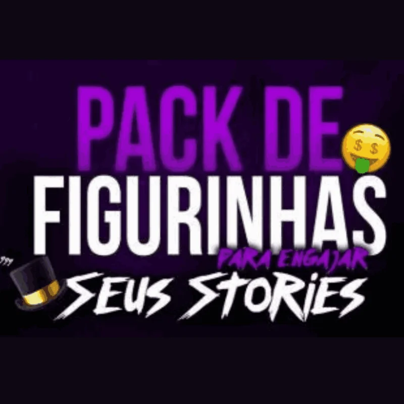 Pack de Figurinhas para Stories