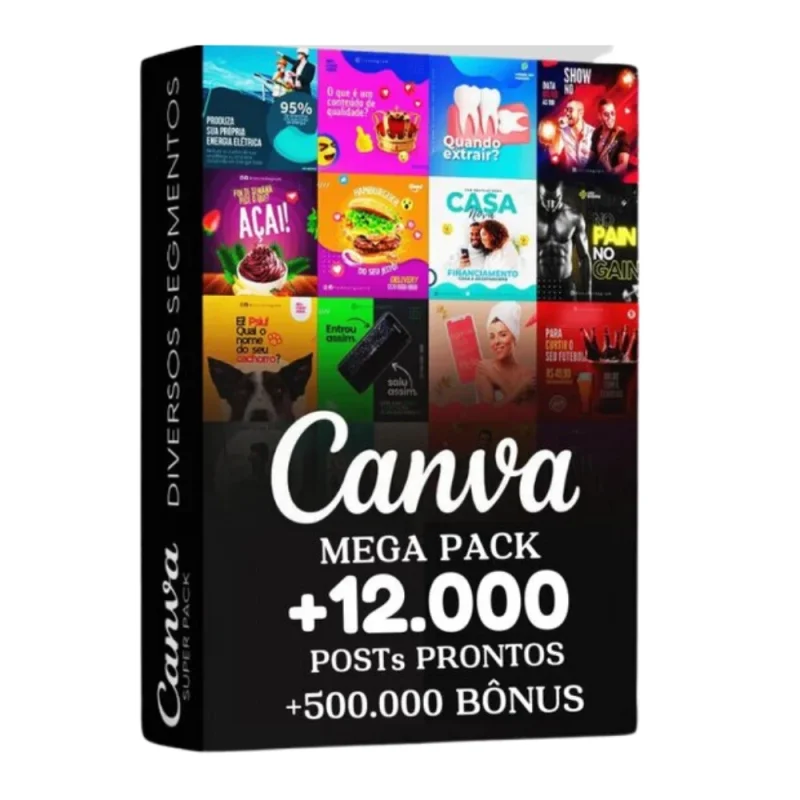 Mega Pack + de 12,000 artes editáveis