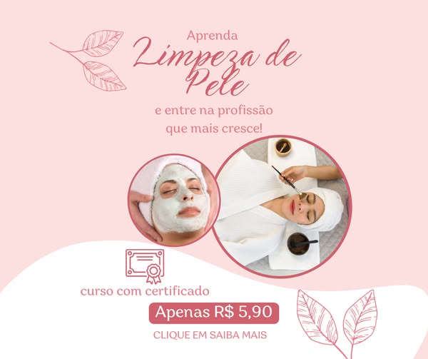 Curso de Limpeza de Pele - Plano Premium