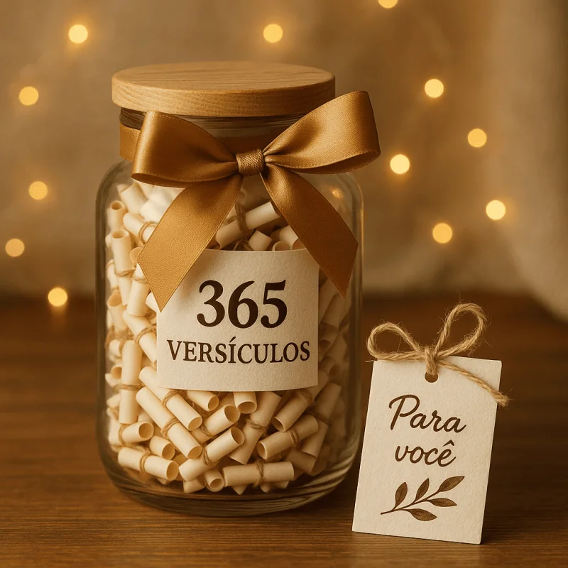 Potinho da Palavra - 365 Versículos de Fé para Fortalecer Seus Dias + Bônus 