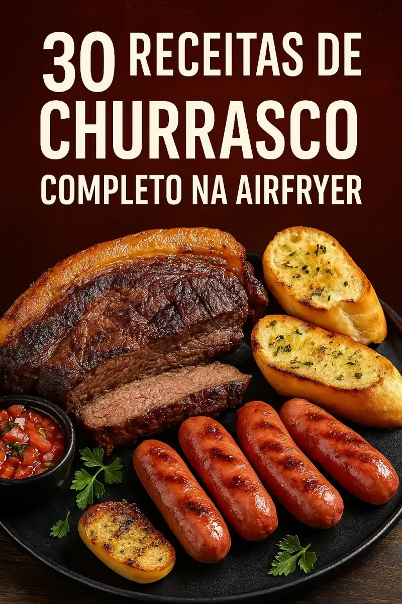 30 Receitas de Churrasco Completo na Airfryer