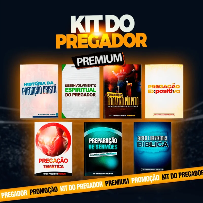 🎤 ÚLTIMO DIA: Kit do Pregador Premium - Transforme Seus Sermões!