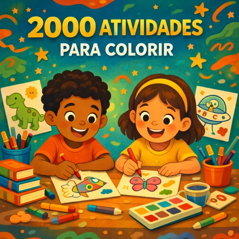 2000 Atividades Para Colorir