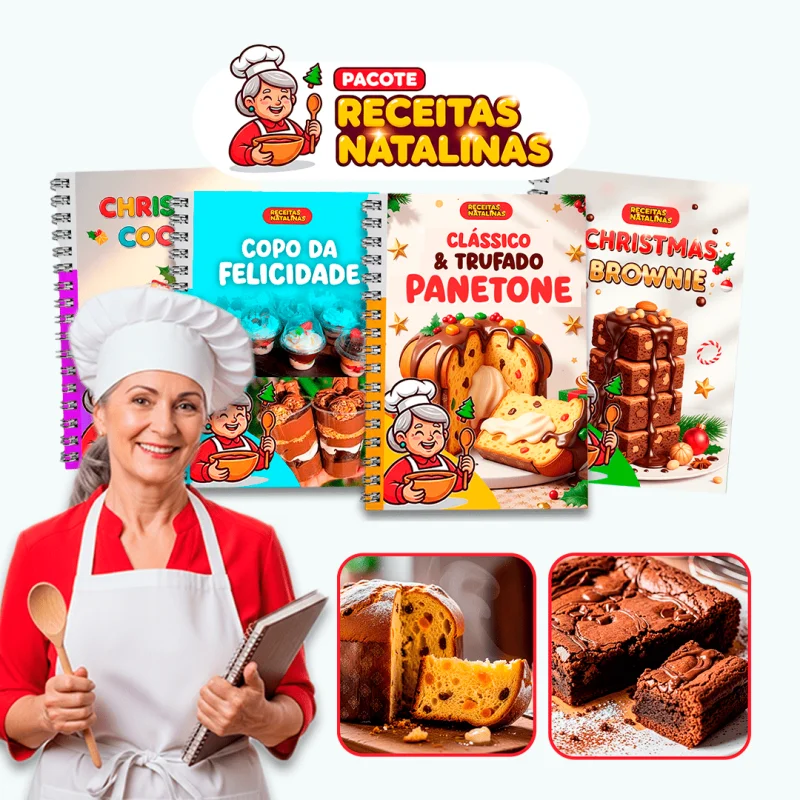 Pacote de Receitas Natalinas