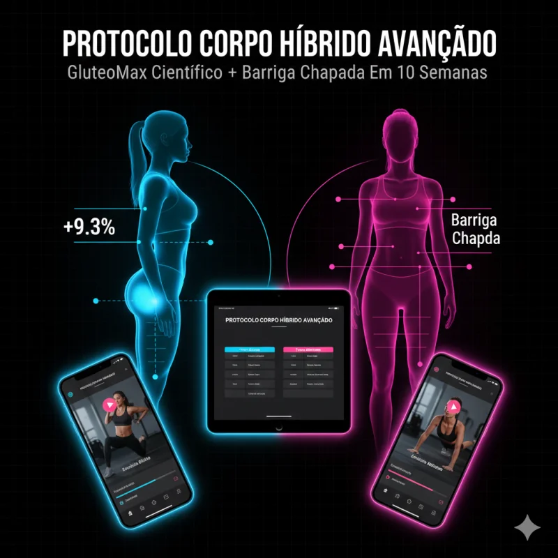 PROTOCOLO CORPO HÍBRIDO AVANÇADO (GlúteoMax + Barriga Chapada
