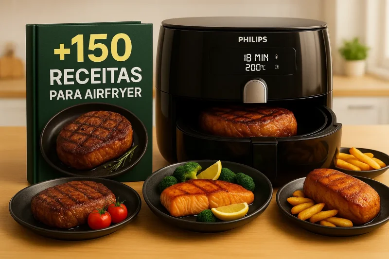 Básica 10 150 Receitas para airfryer