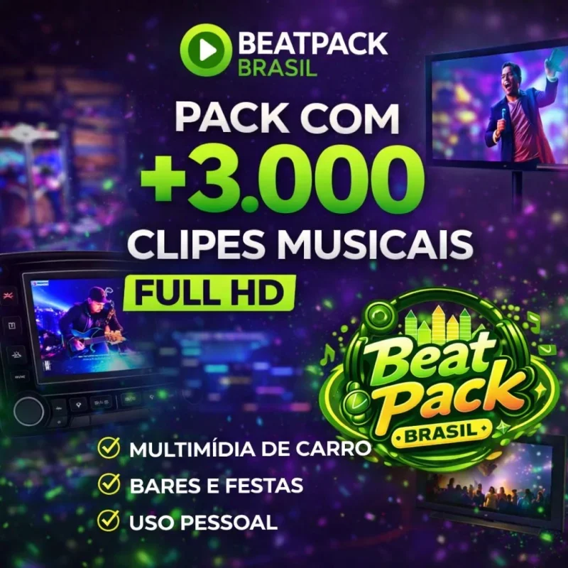 Pacote com +3000 Clipes Atualizados