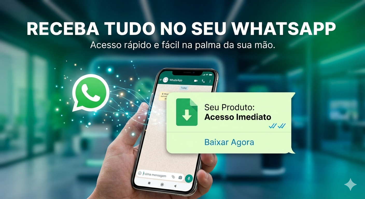Receba o produto no seu whatsapp