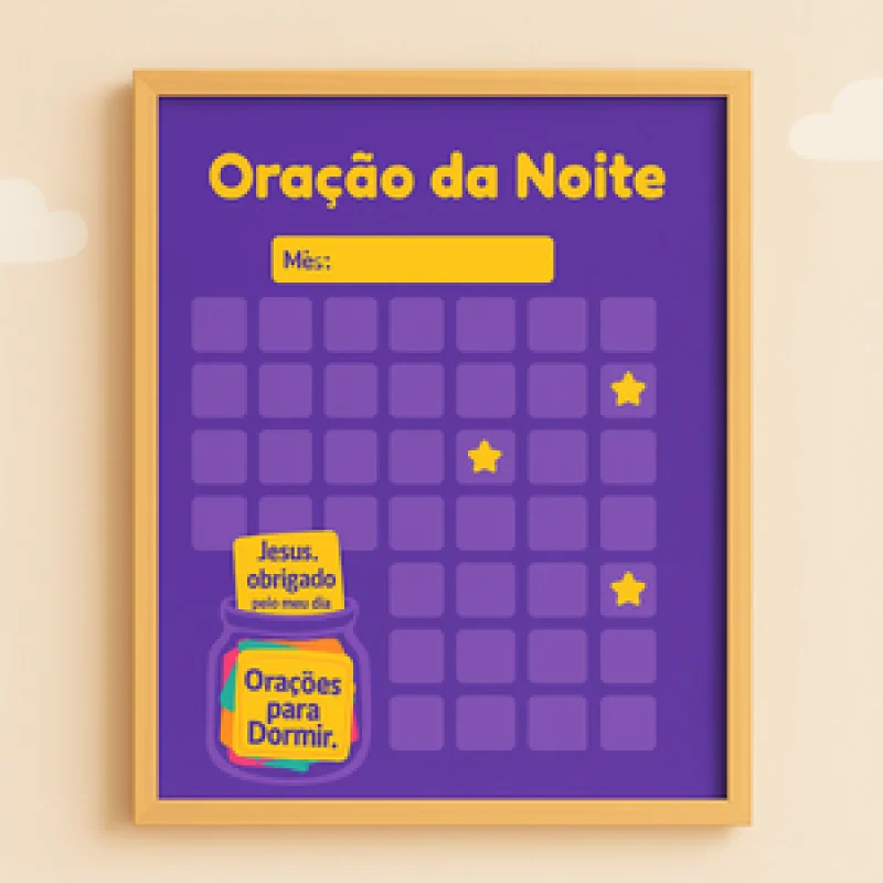 Quadrinho interativo da Rotina de Oração