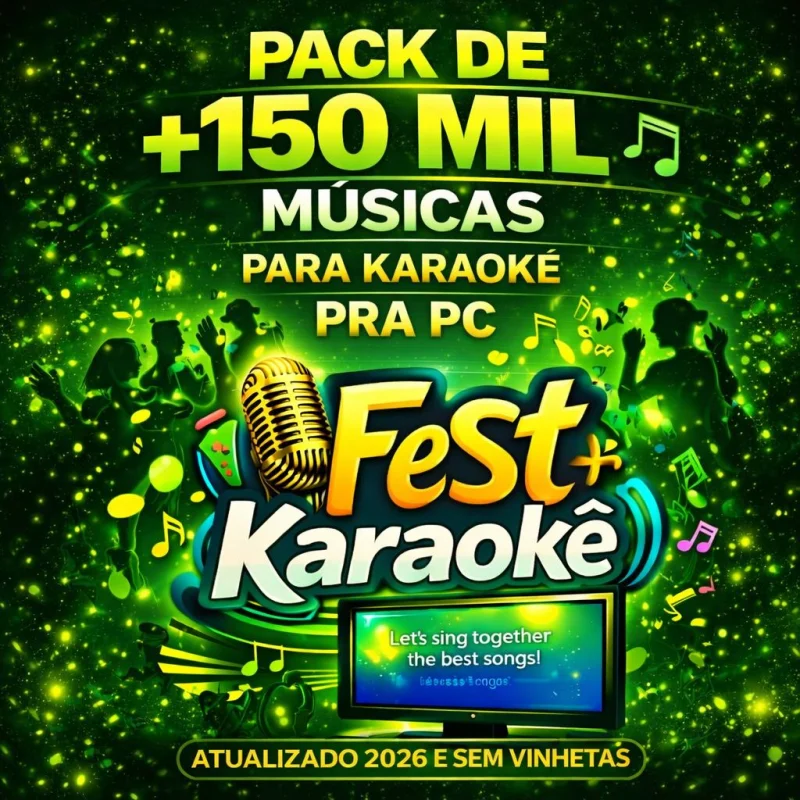 Pack de Karaokê Completo
