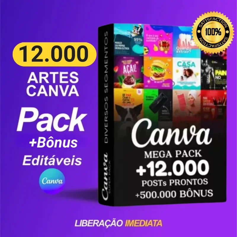 Pack 12MIl Artes Canva