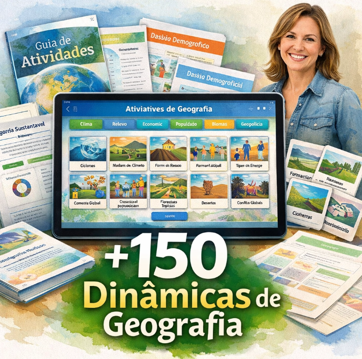 +150 Dinâmicas para Geografia